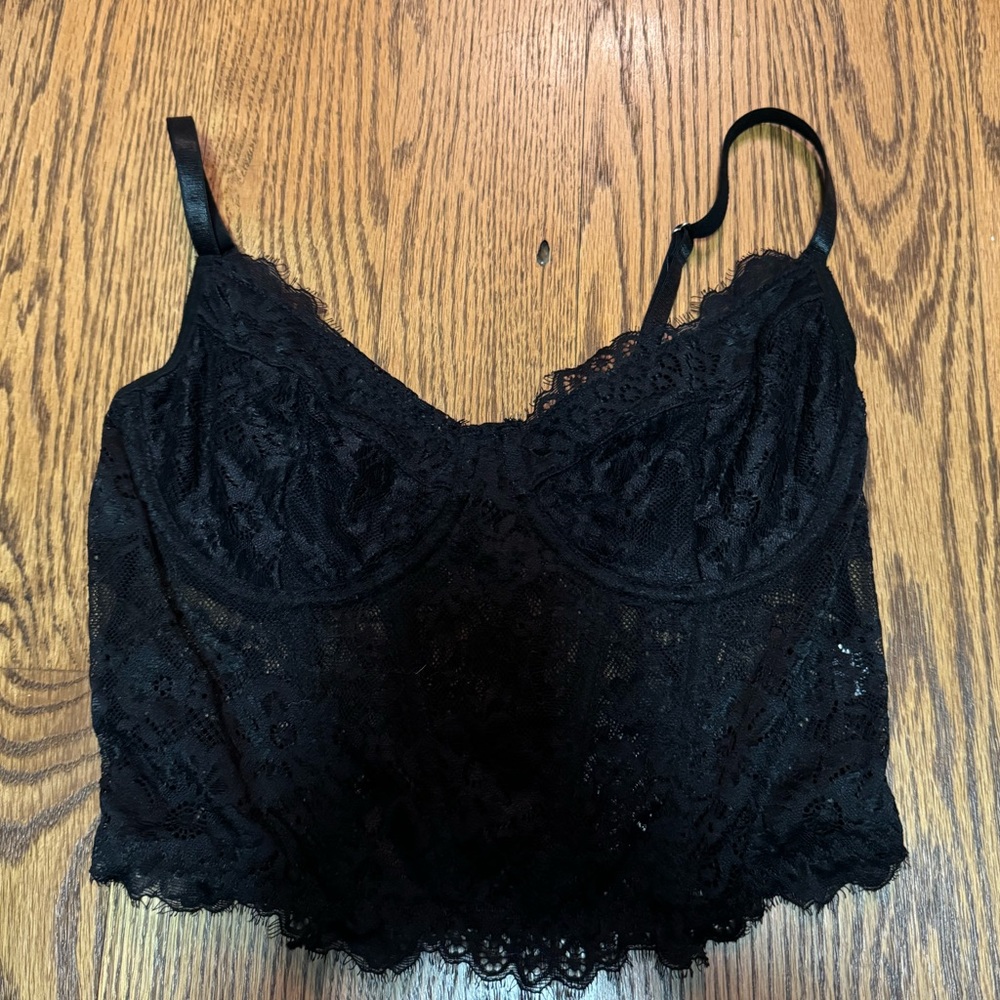Amazon black lace tank top